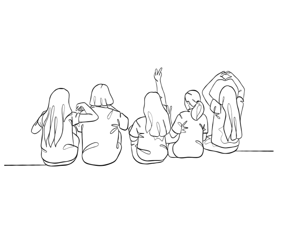 Line drawing illustration